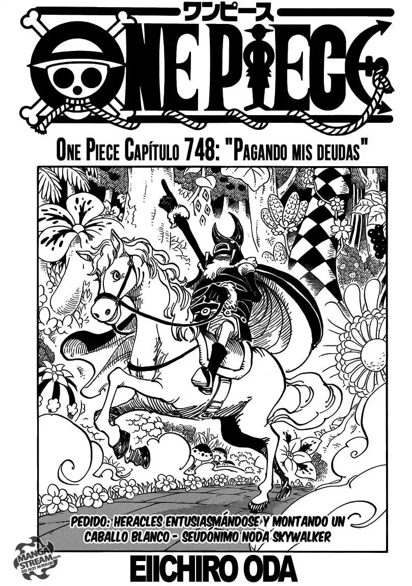 ONE PIECE Capitulo 748 página 2