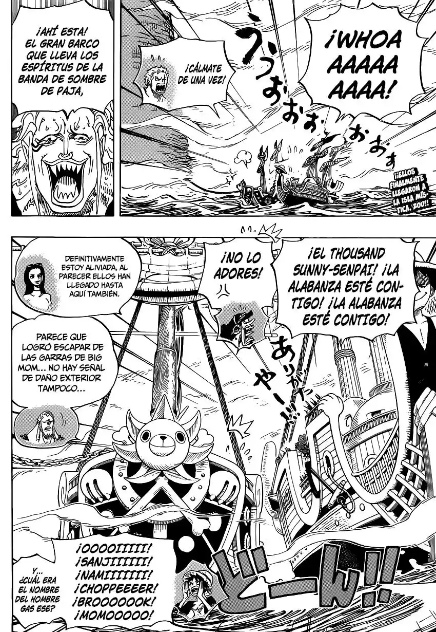 ONE PIECE Capitulo 803: Escalando el elefante página 3