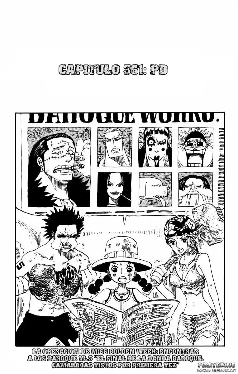 ONE PIECE Capitulo 361 página 1