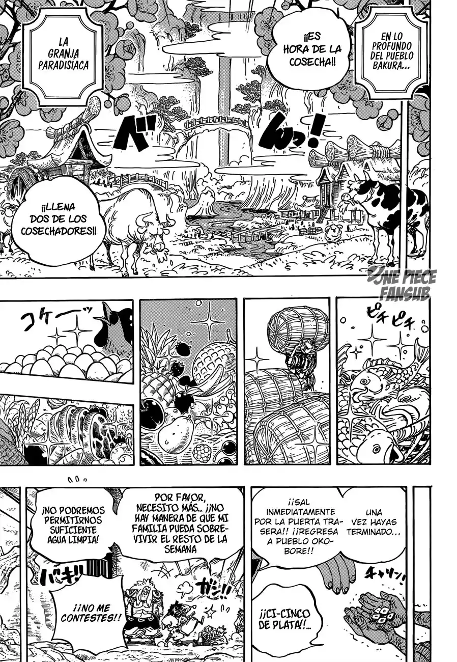 ONE PIECE Capitulo 917: LA NAVE TESORO DE LAS PROVISIONES página 4