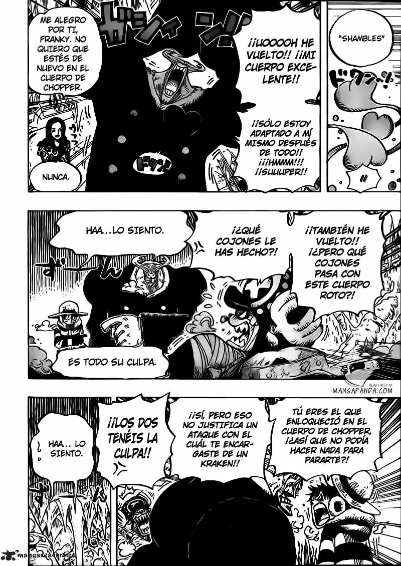 ONE PIECE Capitulo 668 página 6