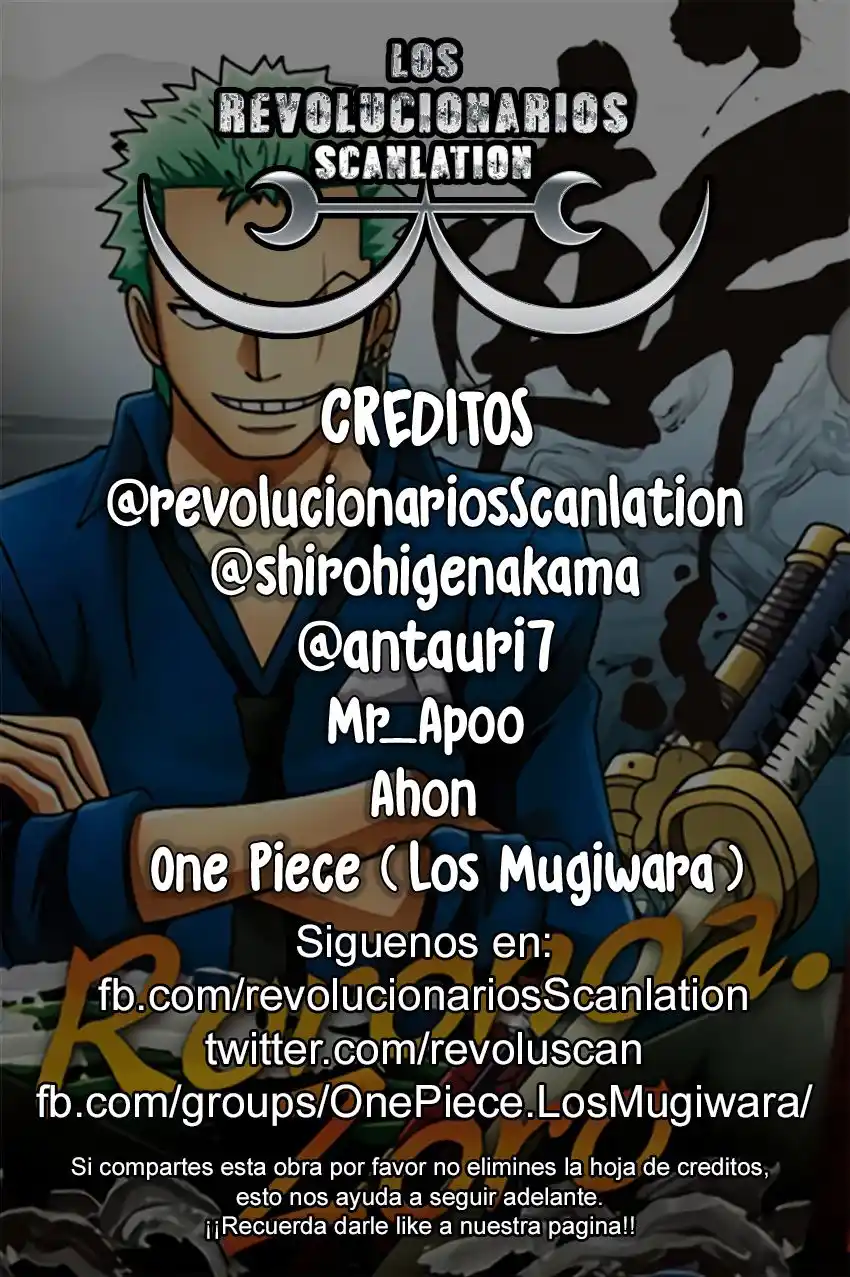 ONE PIECE Capitulo 884: ¿QUIEN? página 1