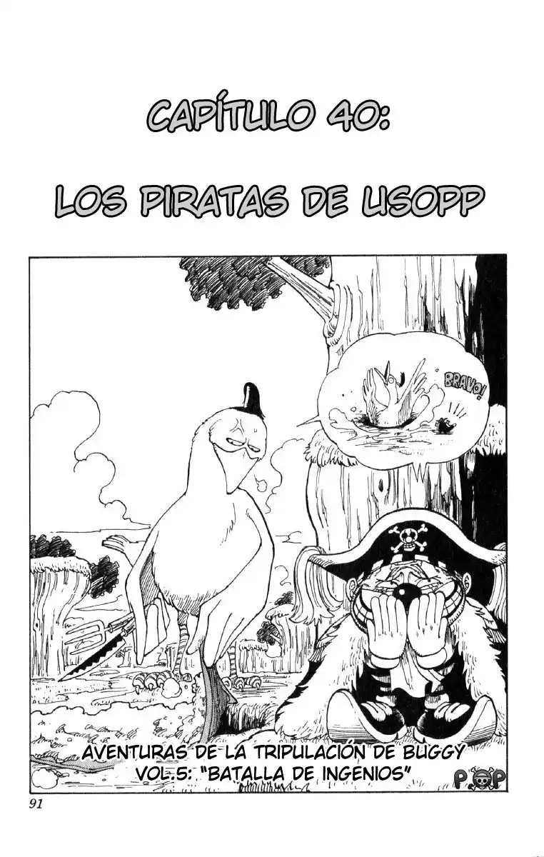 ONE PIECE Capitulo 40: "Los Piratas de Ussop" página 1