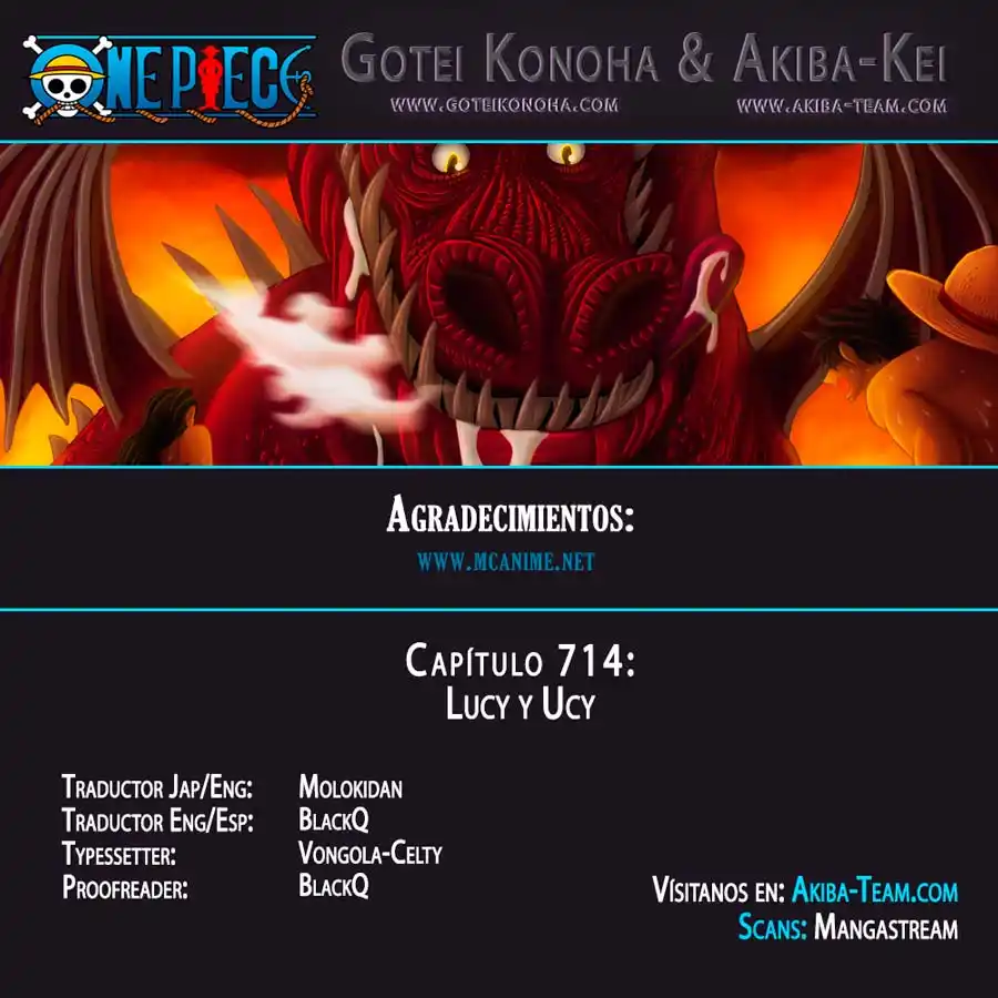 ONE PIECE Capitulo 714 página 1