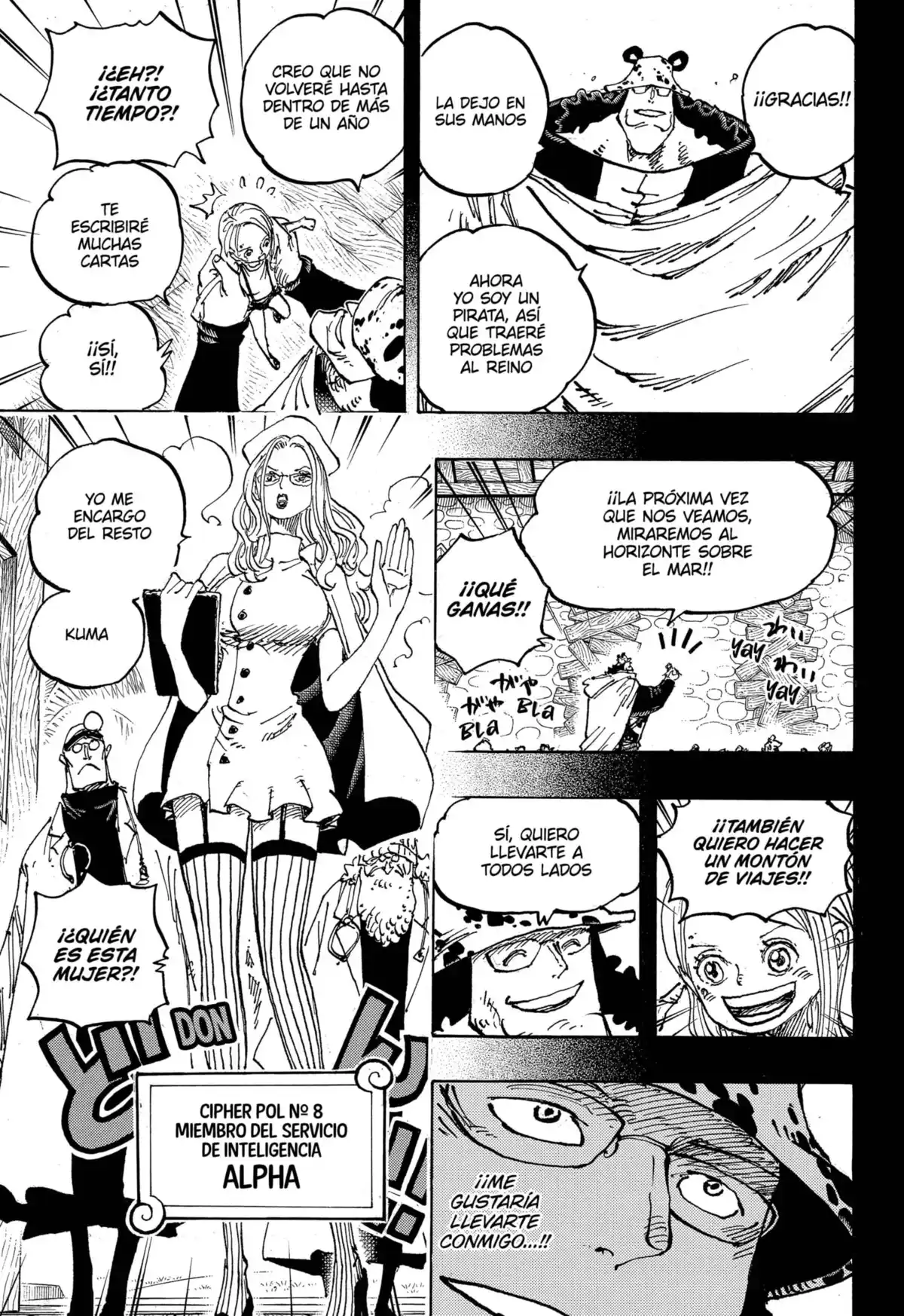 ONE PIECE Capitulo 1100: Gracias, Bonney página 13