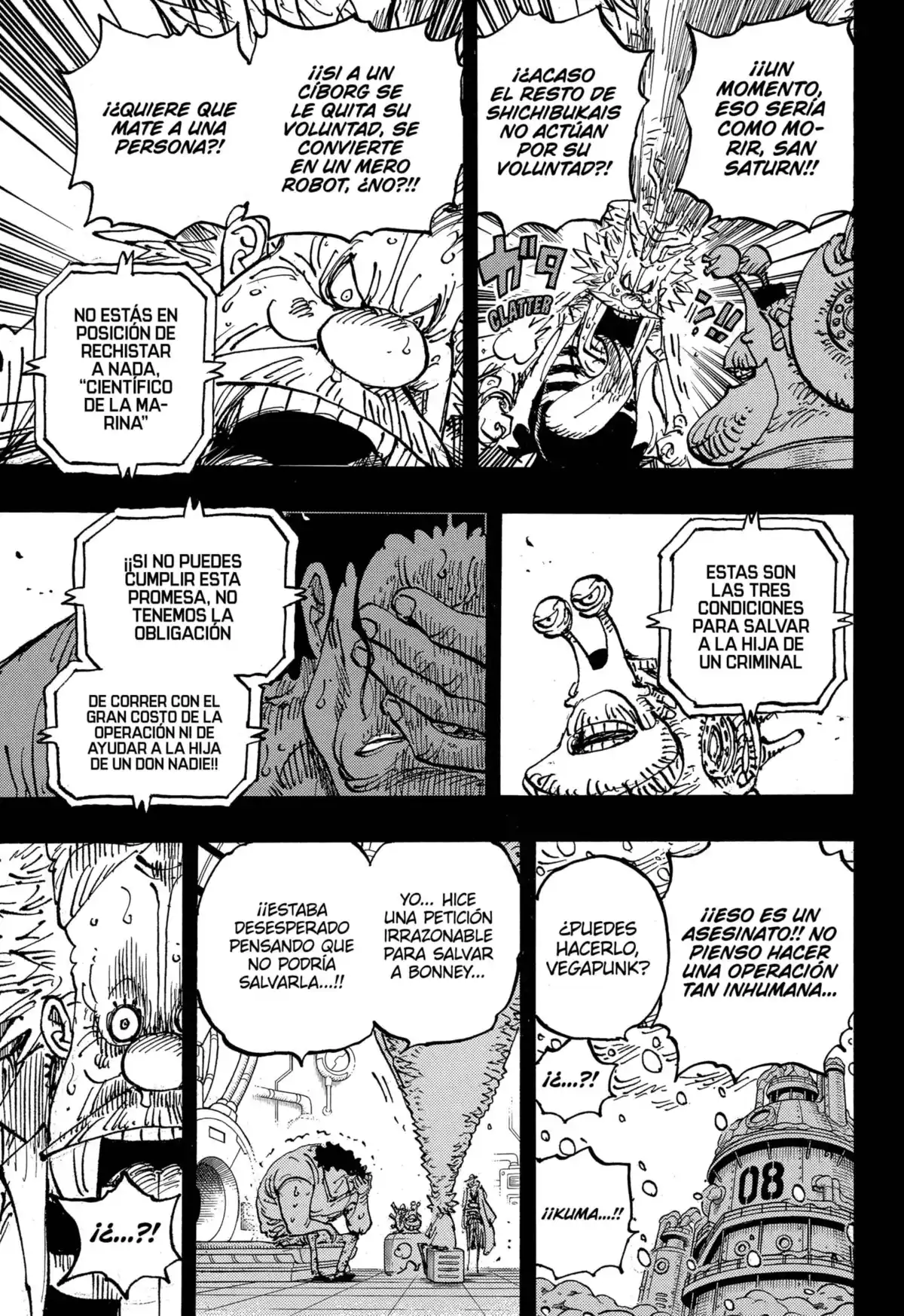 ONE PIECE Capitulo 1100: Gracias, Bonney página 5