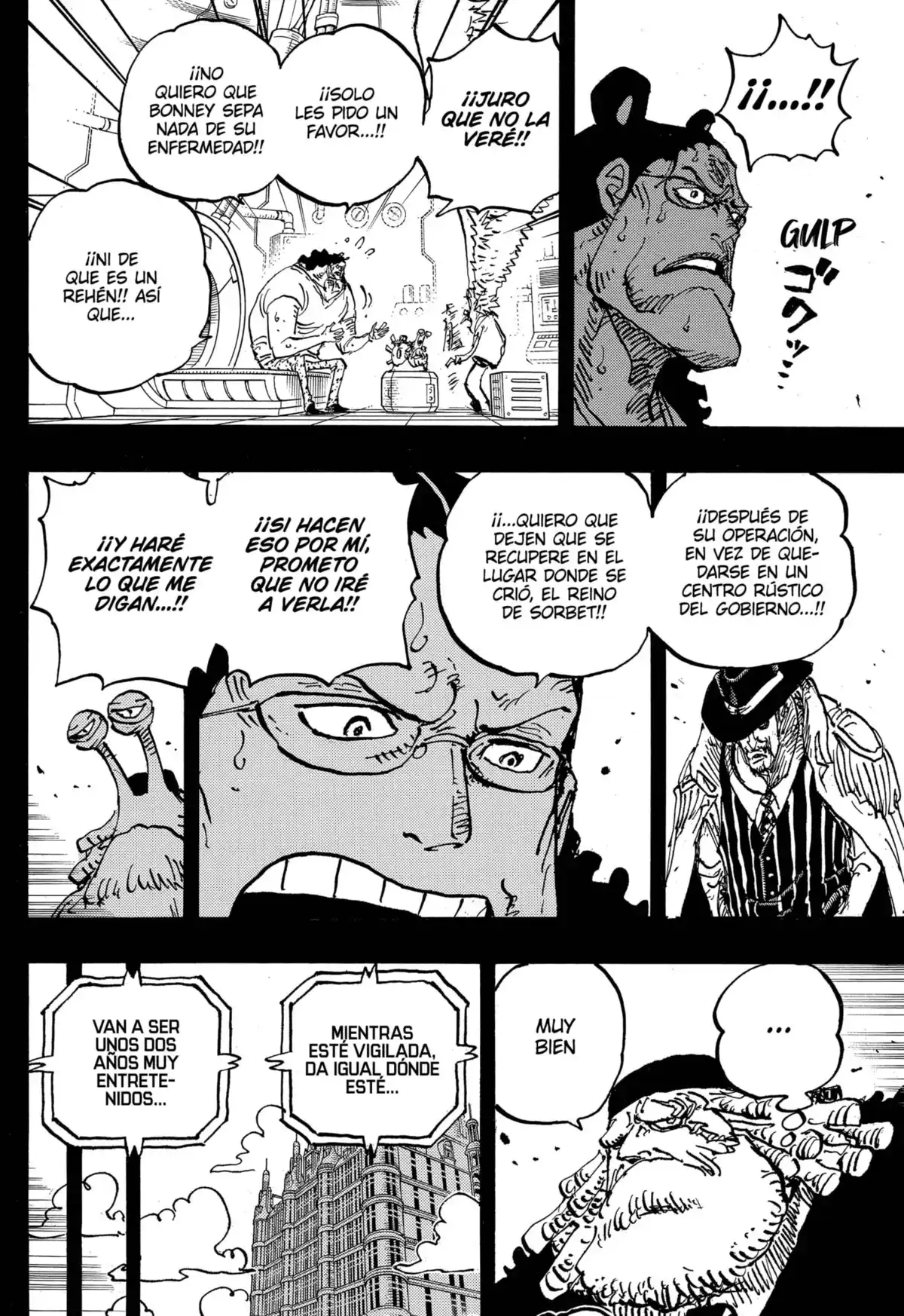 ONE PIECE Capitulo 1100: Gracias, Bonney página 8