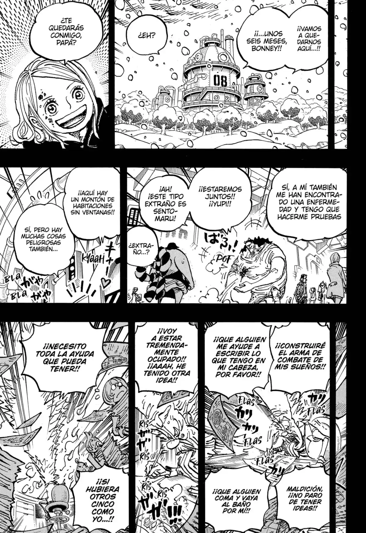 ONE PIECE Capitulo 1100: Gracias, Bonney página 9