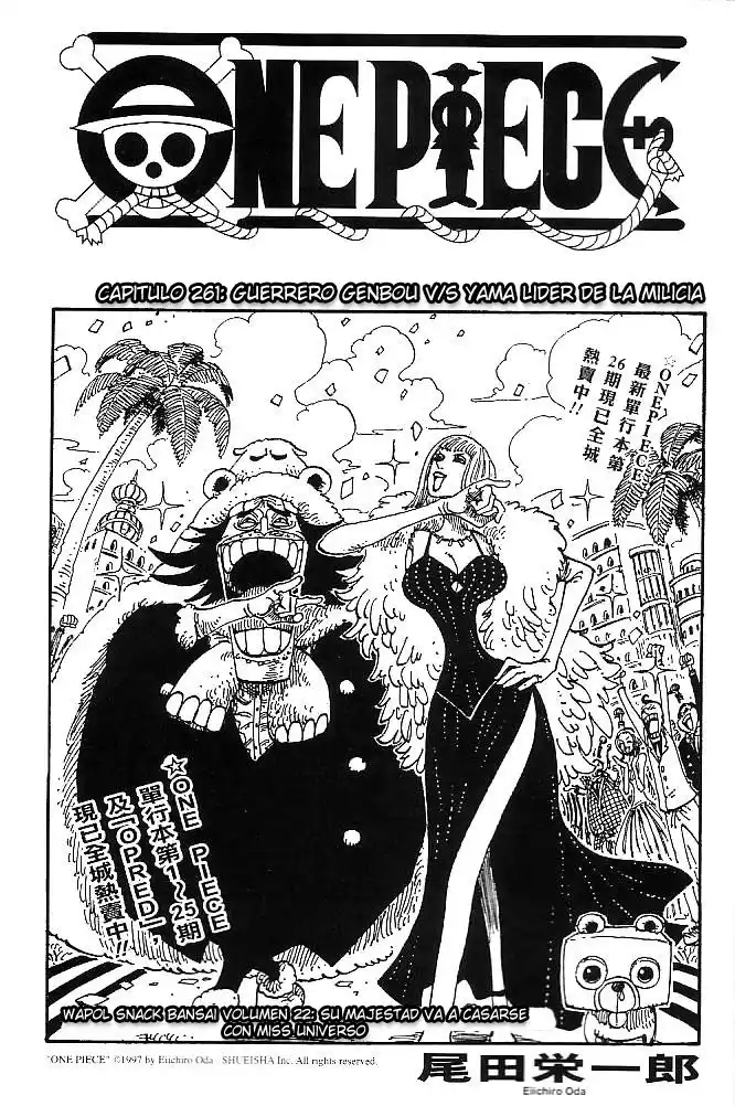 ONE PIECE Capitulo 261 página 1