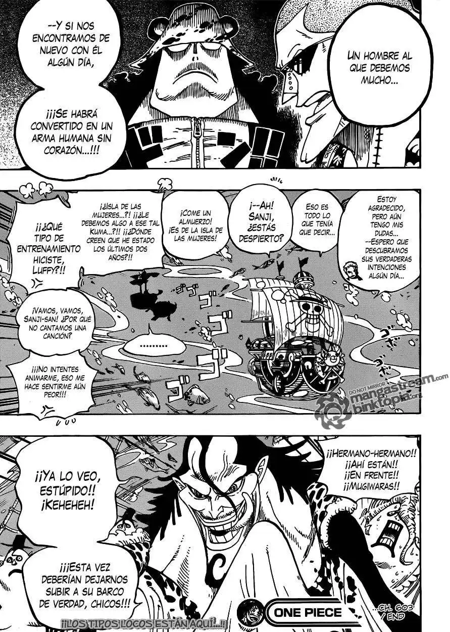 ONE PIECE Capitulo 603 página 17