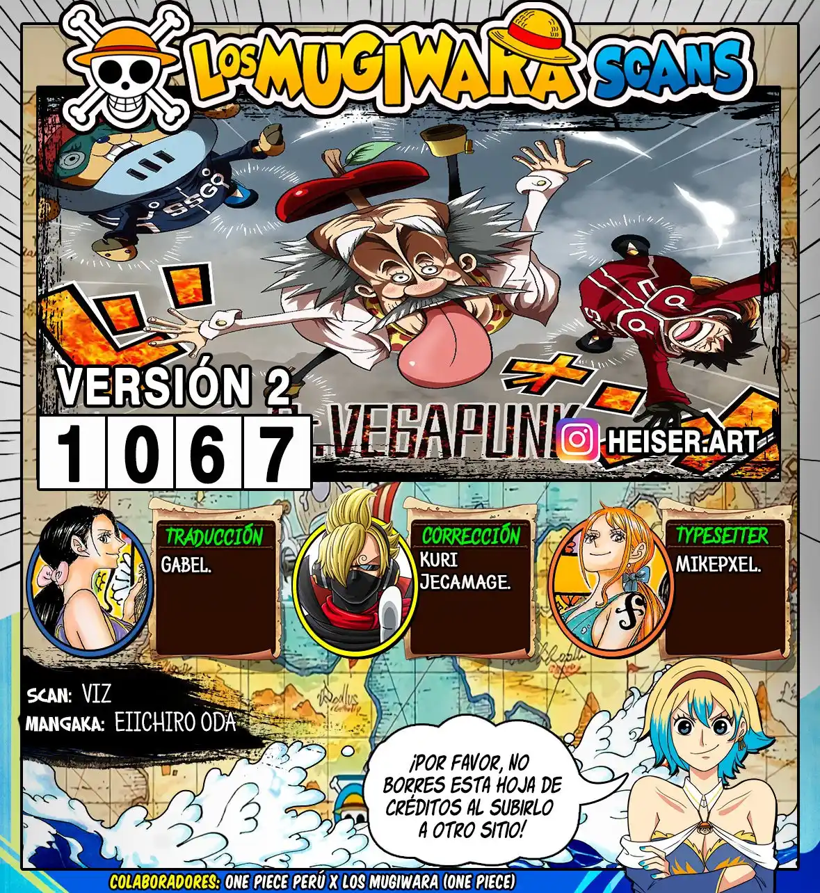 ONE PIECE Capitulo 1067 página 1