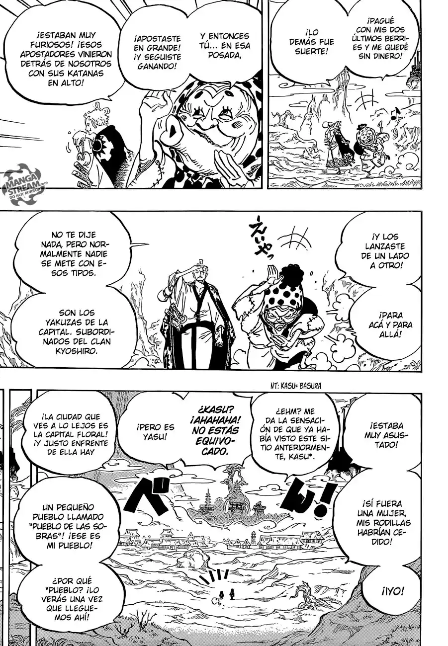 ONE PIECE Capitulo 929: Kurozumi Orochi, Shogun del país de Wano página 11