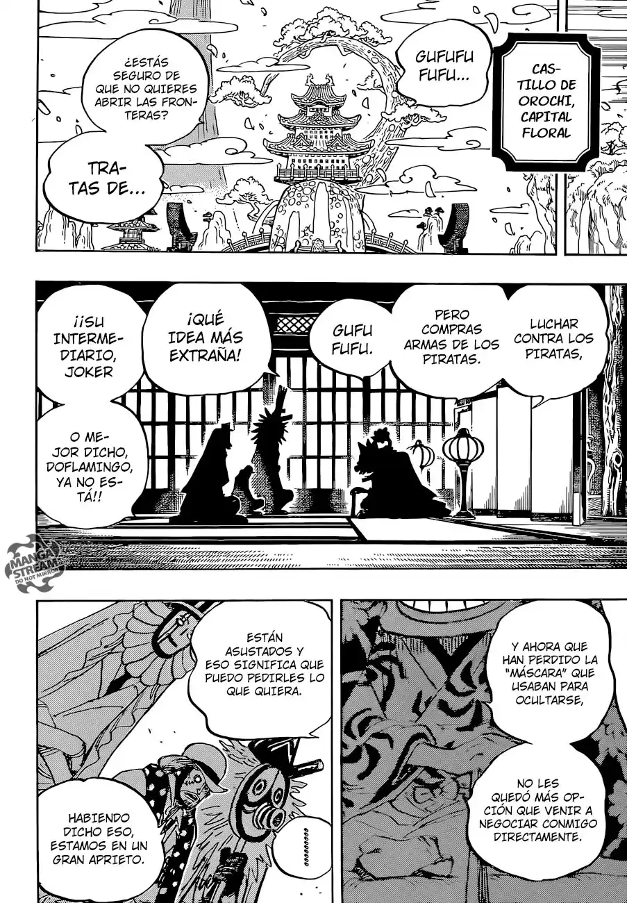 ONE PIECE Capitulo 929: Kurozumi Orochi, Shogun del país de Wano página 12