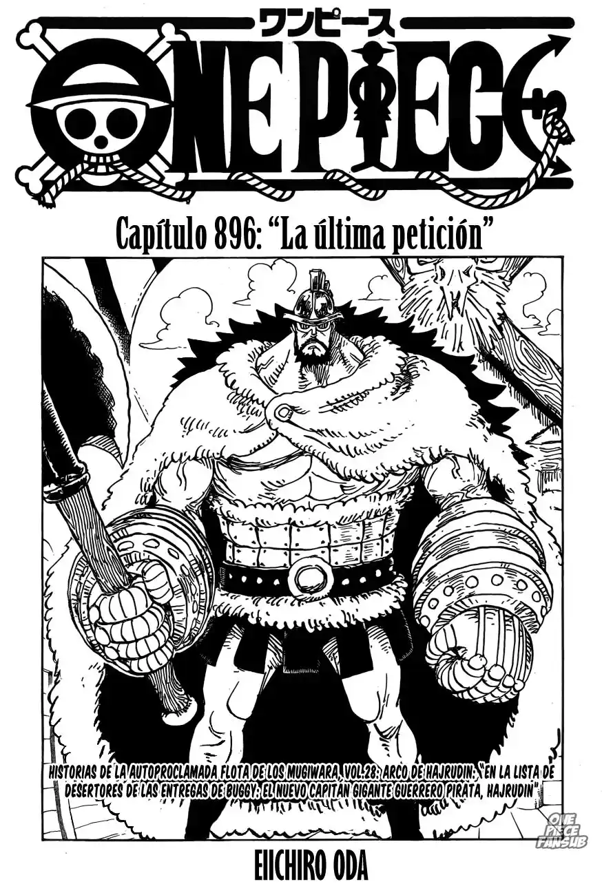 ONE PIECE Capitulo 896: Ultima Peticion página 2