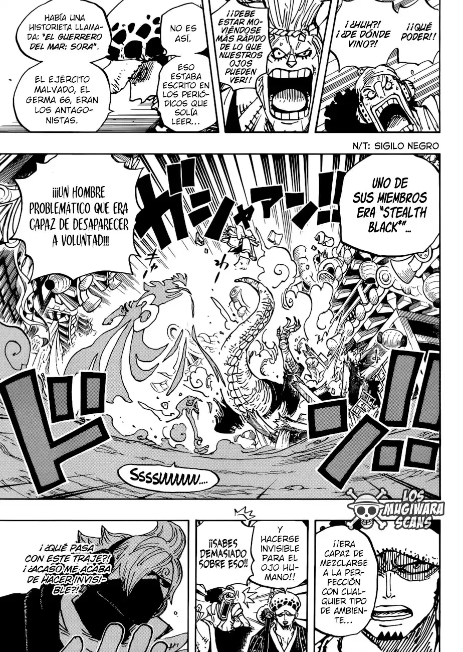 ONE PIECE Capitulo 931: Enmascarado O-Soba página 8