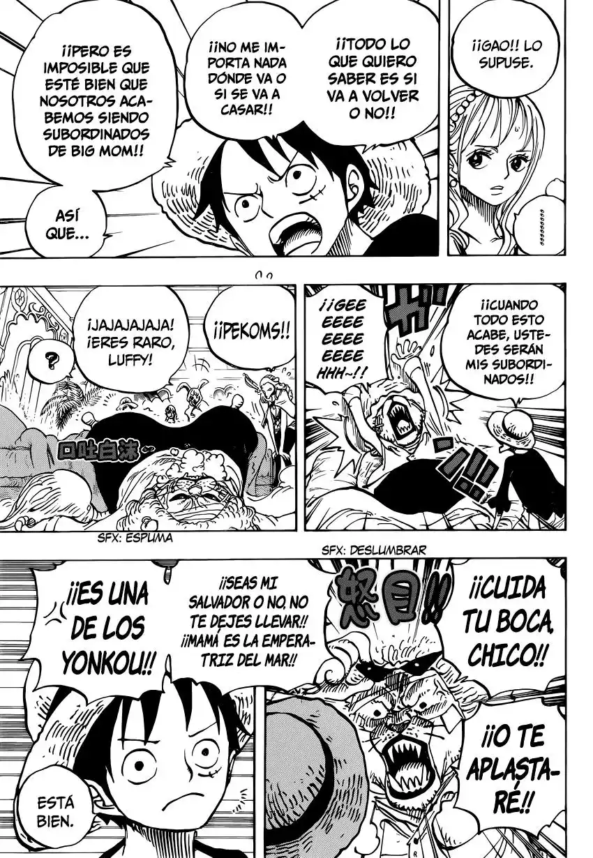 ONE PIECE Capitulo 815: Llévame contigo página 4