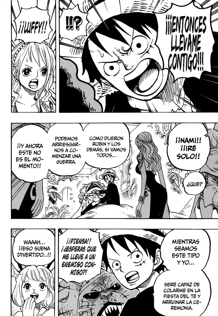 ONE PIECE Capitulo 815: Llévame contigo página 9