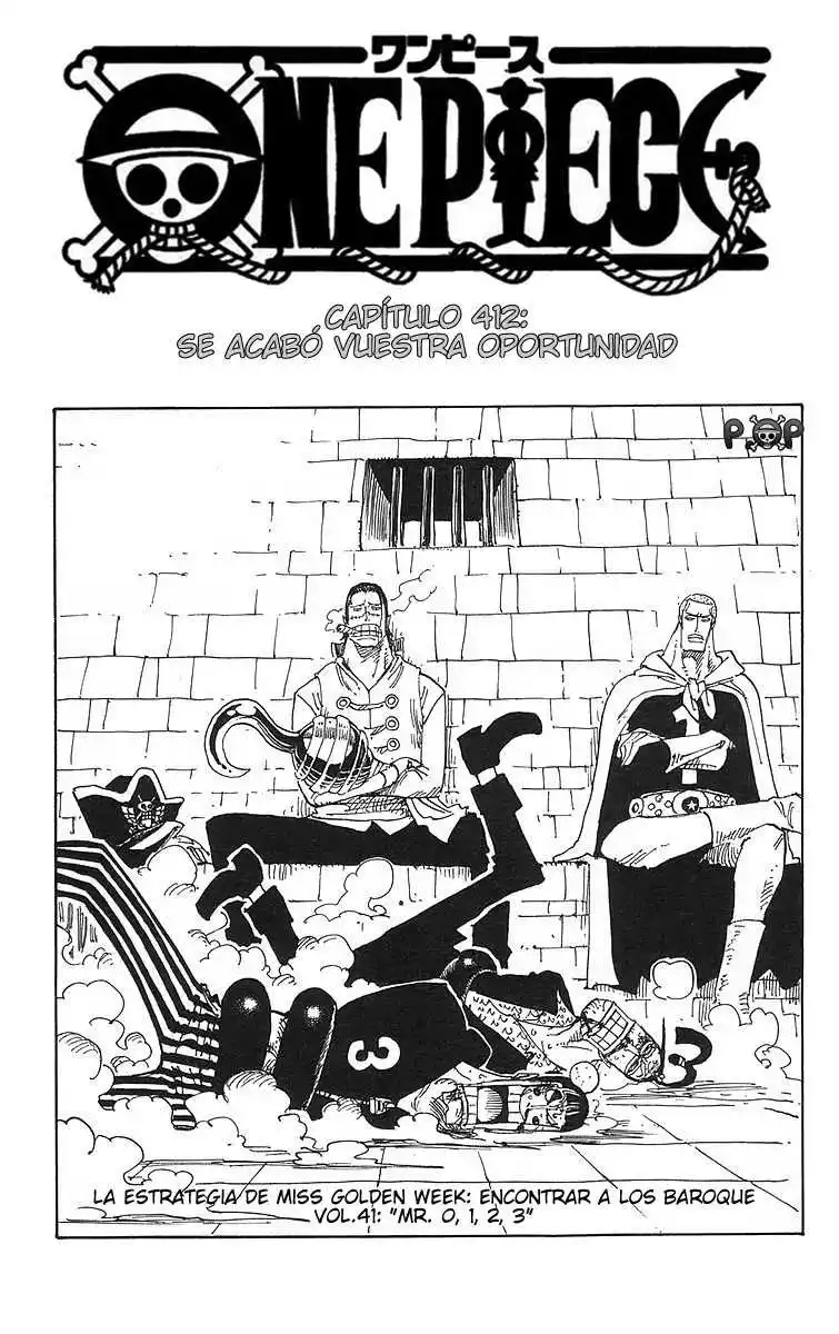 ONE PIECE Capitulo 412 página 1