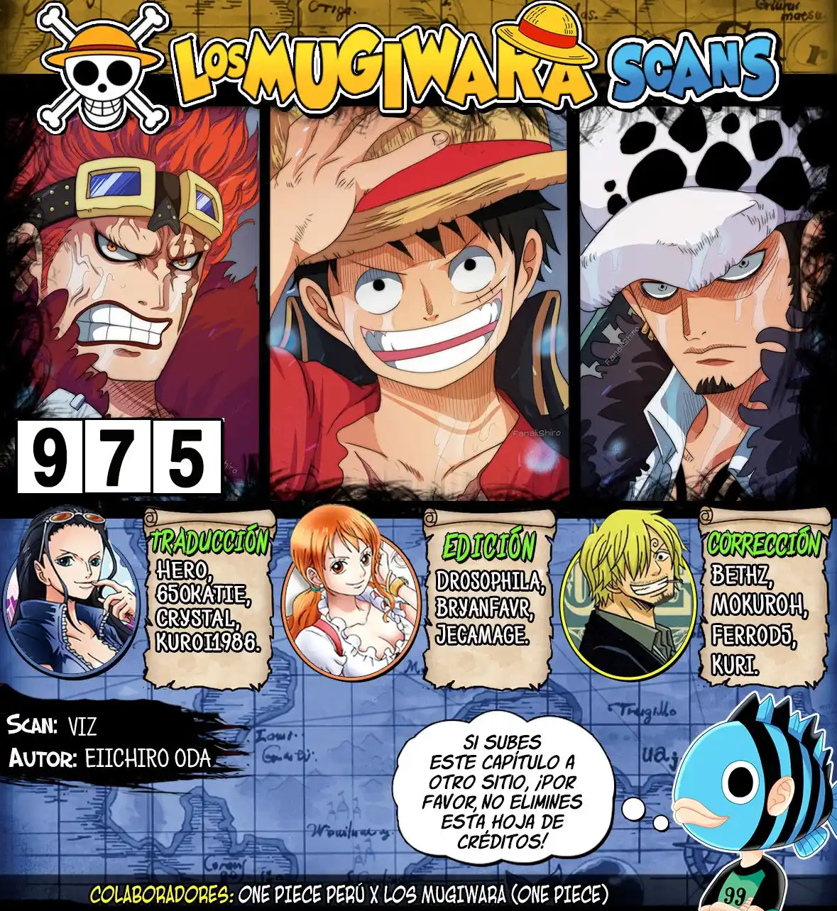 ONE PIECE Capitulo 975: El plan de Kinemon página 1