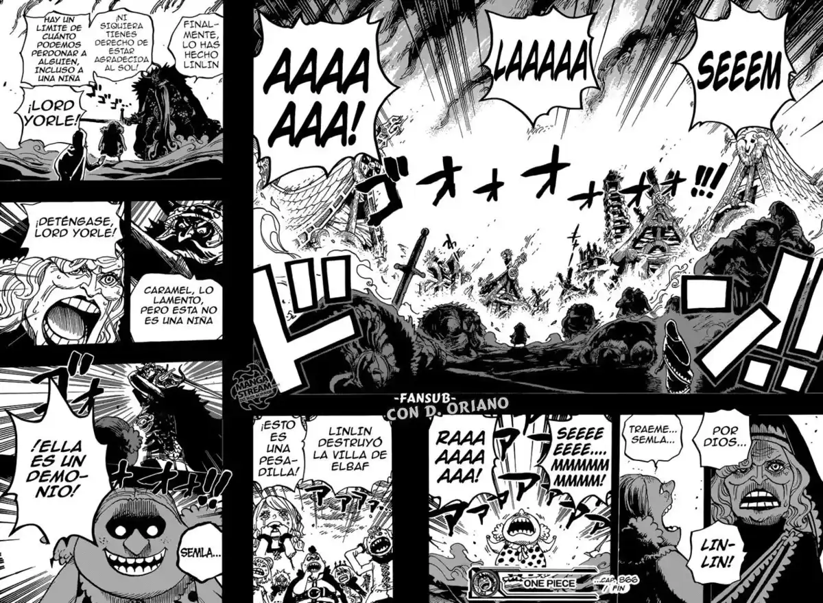 ONE PIECE Capitulo 866: Destructora nata página 15