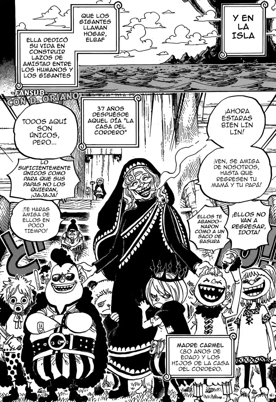 ONE PIECE Capitulo 866: Destructora nata página 7