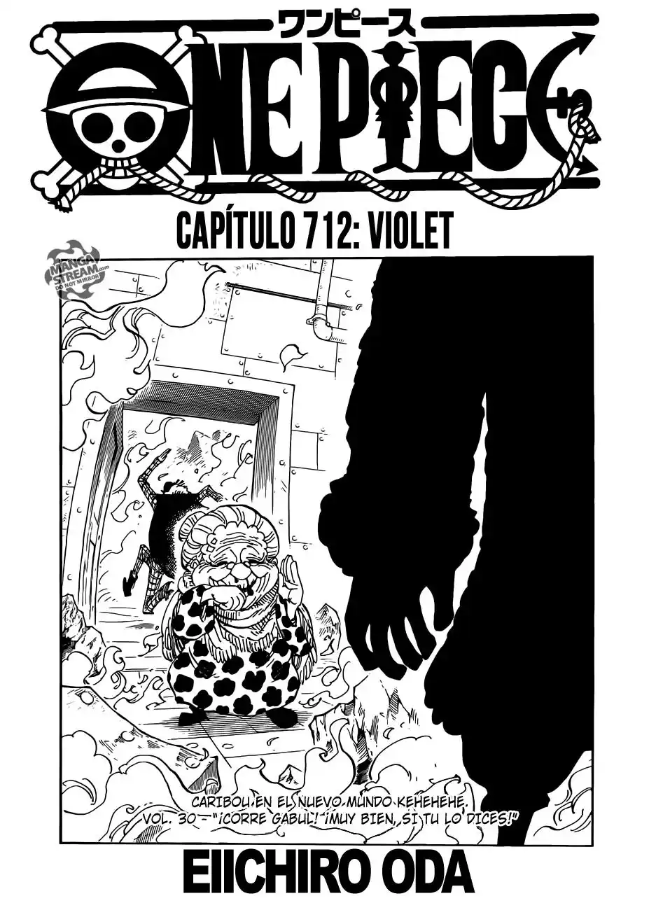 ONE PIECE Capitulo 712 página 2