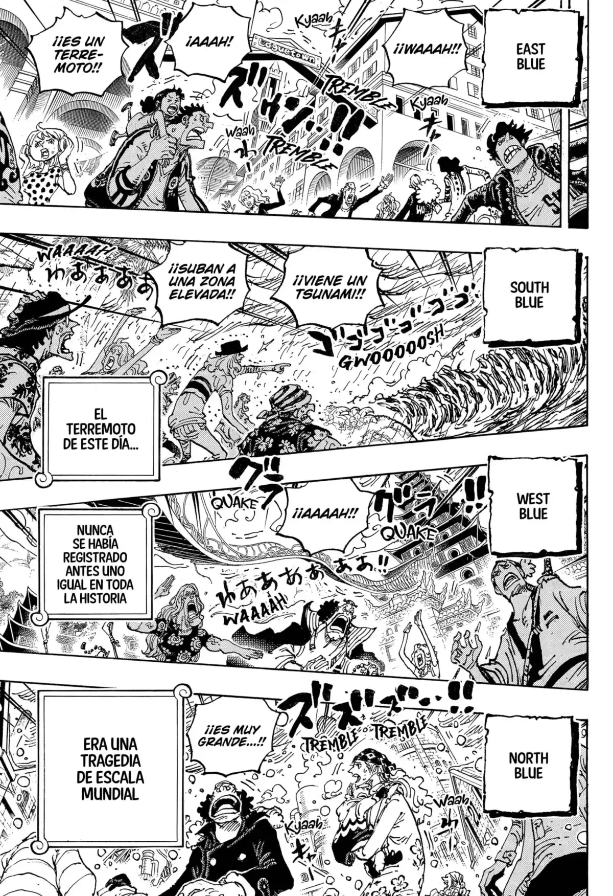 ONE PIECE Capitulo 1089: "El Incidente del Atrincheramiento" página 3