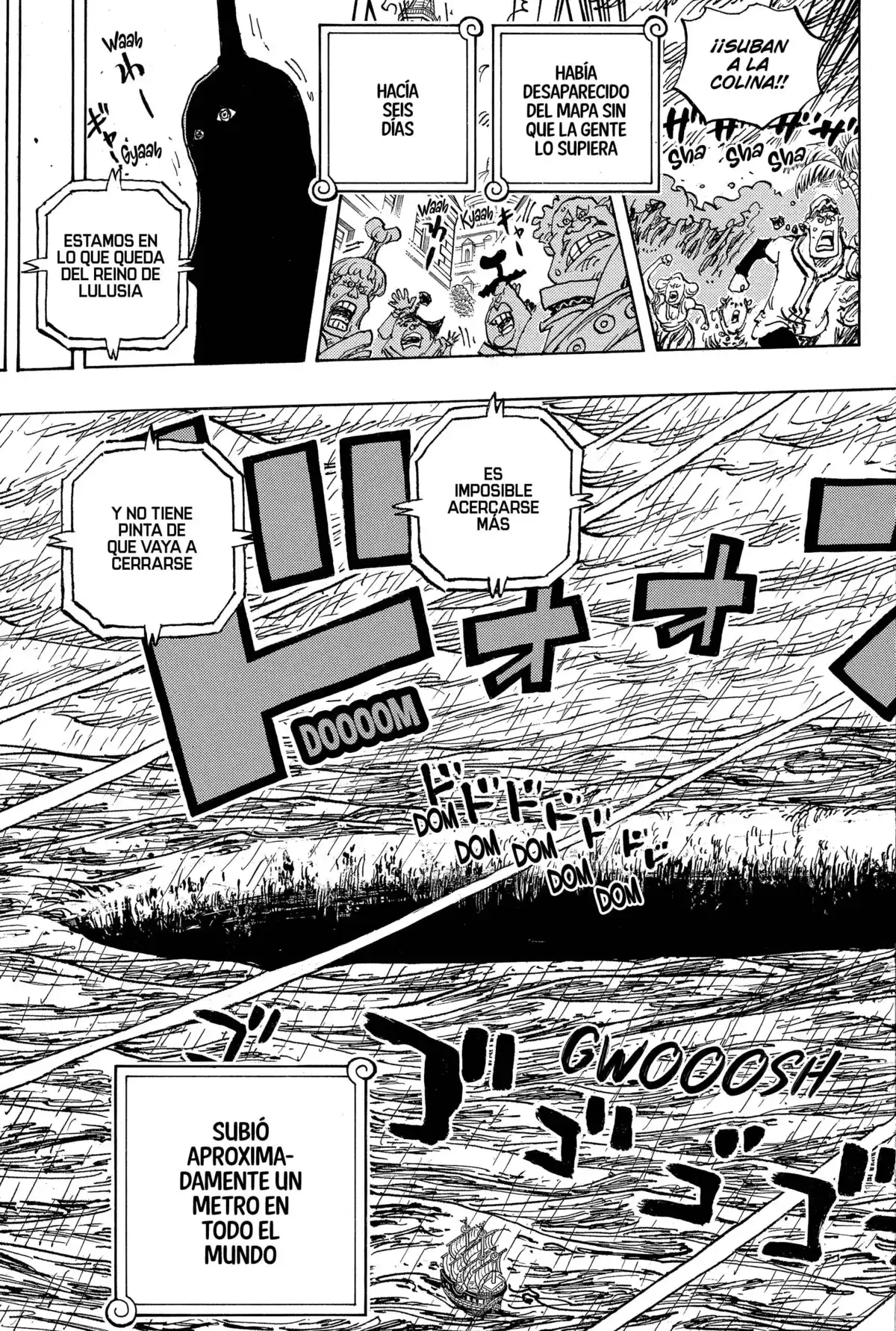 ONE PIECE Capitulo 1089: "El Incidente del Atrincheramiento" página 5