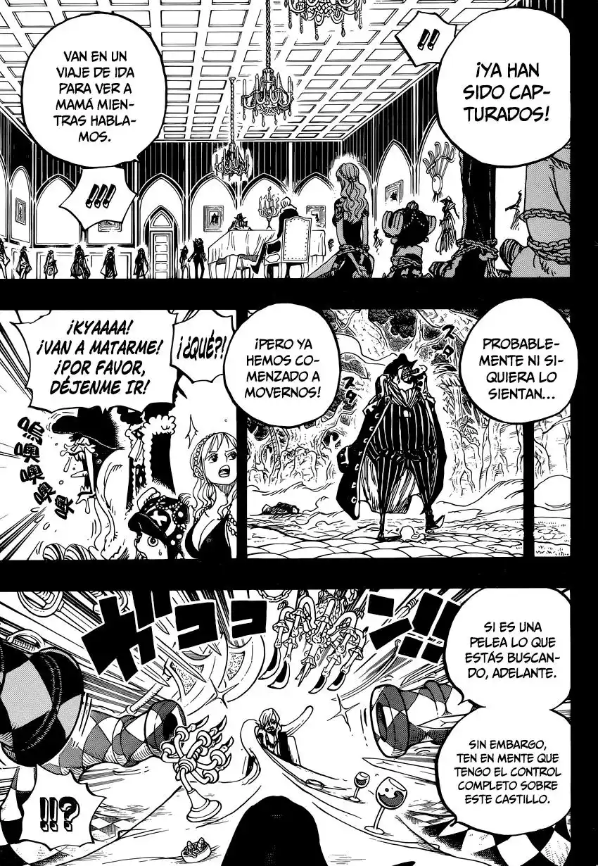 ONE PIECE Capitulo 813: Invitación a la fiesta del té página 8