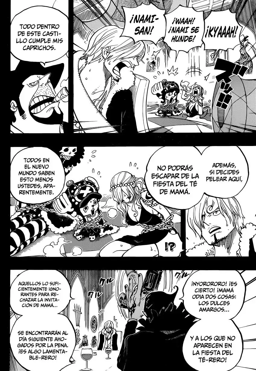 ONE PIECE Capitulo 813: Invitación a la fiesta del té página 9