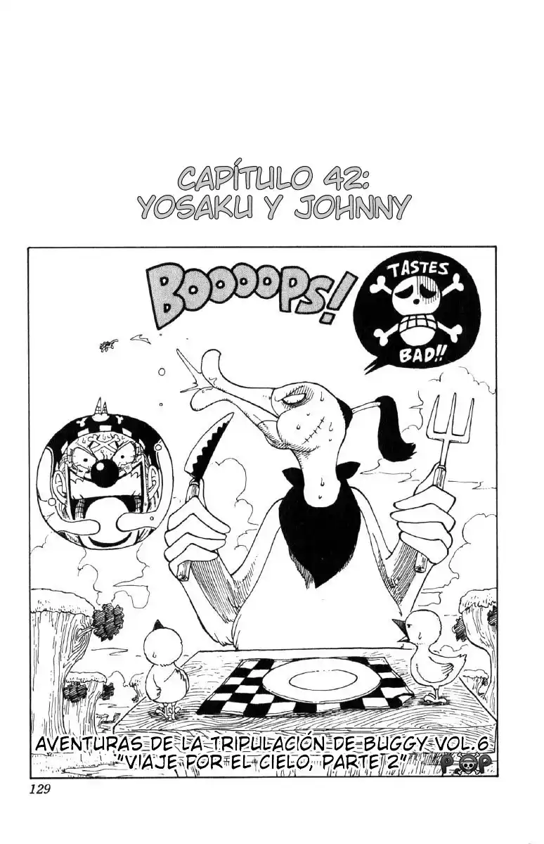 ONE PIECE Capitulo 42: "Yosaku y Johnny" página 1