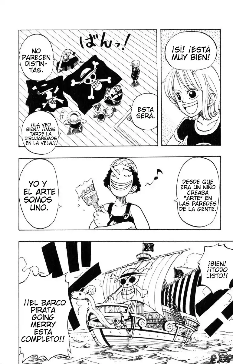 ONE PIECE Capitulo 42: "Yosaku y Johnny" página 4