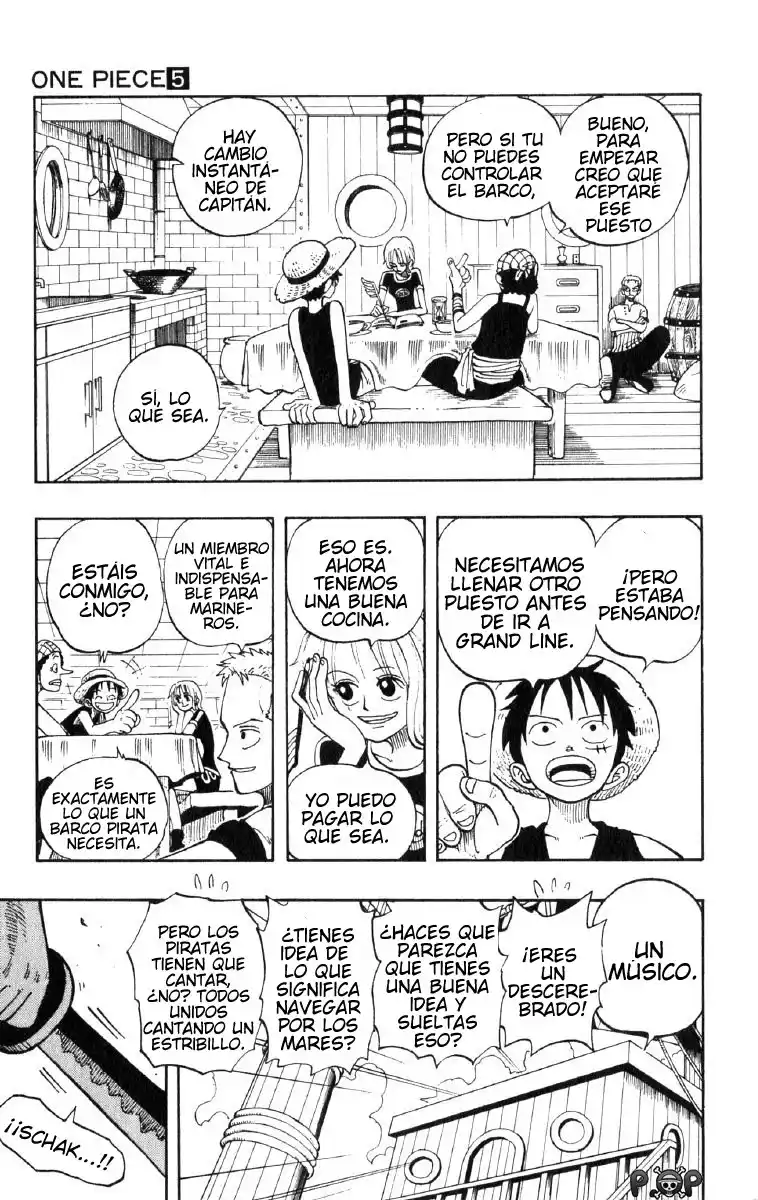 ONE PIECE Capitulo 42: "Yosaku y Johnny" página 7