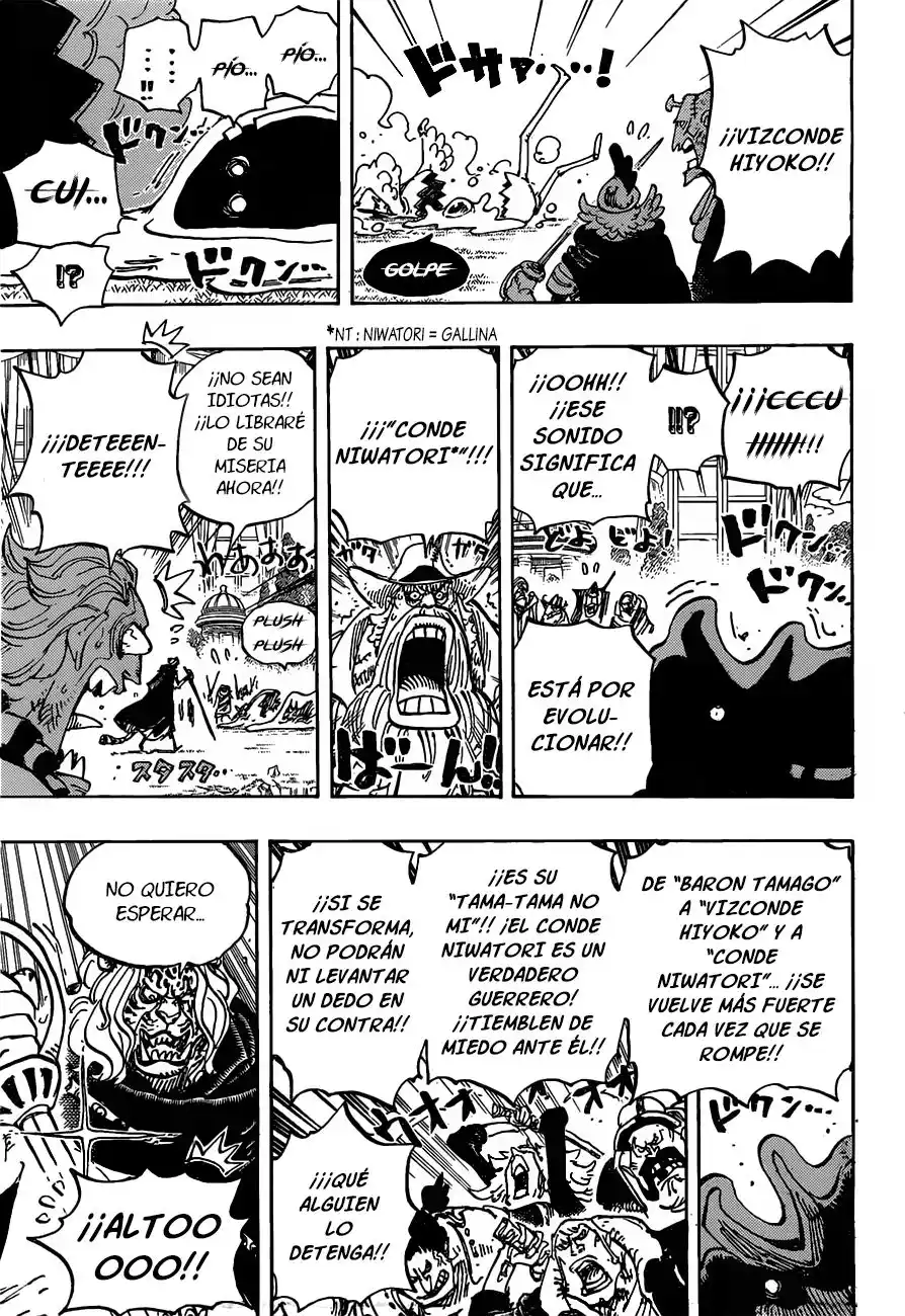 ONE PIECE Capitulo 853: ¡No es aquí! página 7