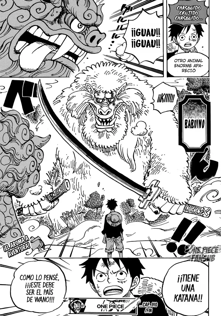 ONE PIECE Capitulo 910: Rumbo al país de Wano página 13