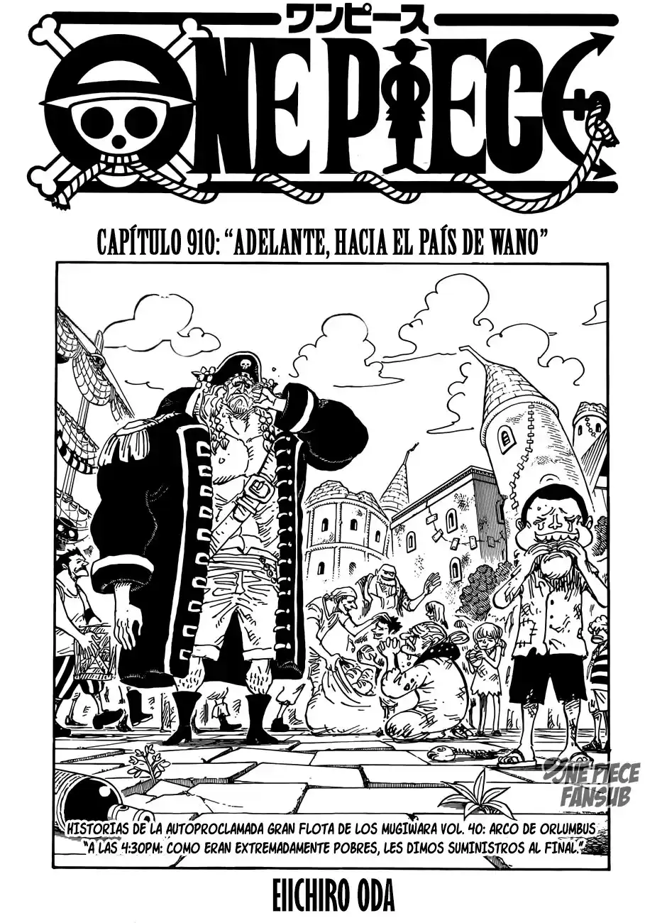 ONE PIECE Capitulo 910: Rumbo al país de Wano página 2