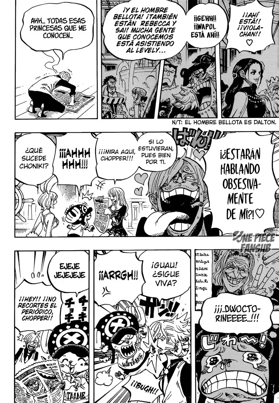 ONE PIECE Capitulo 910: Rumbo al país de Wano página 4