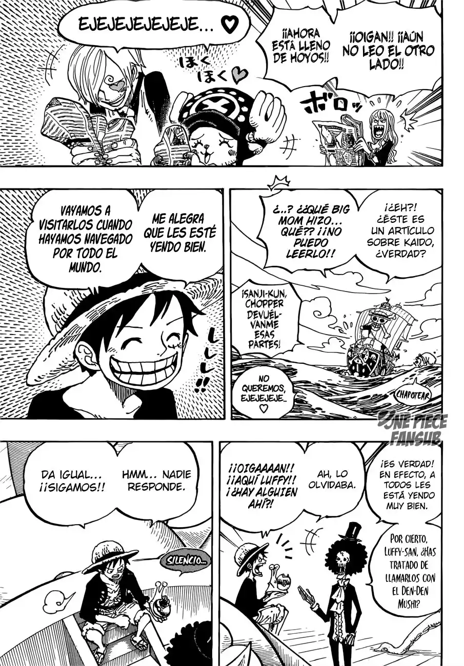 ONE PIECE Capitulo 910: Rumbo al país de Wano página 5