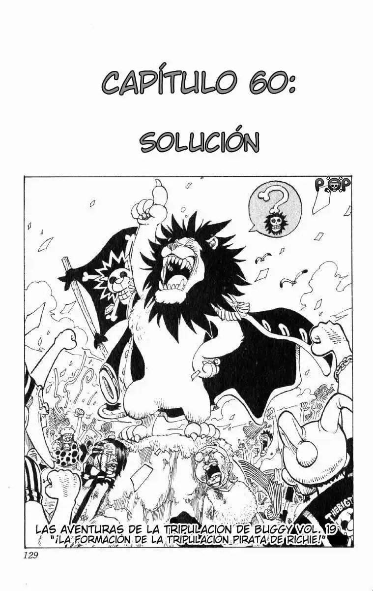 ONE PIECE Capitulo 60: "Resolución" página 1