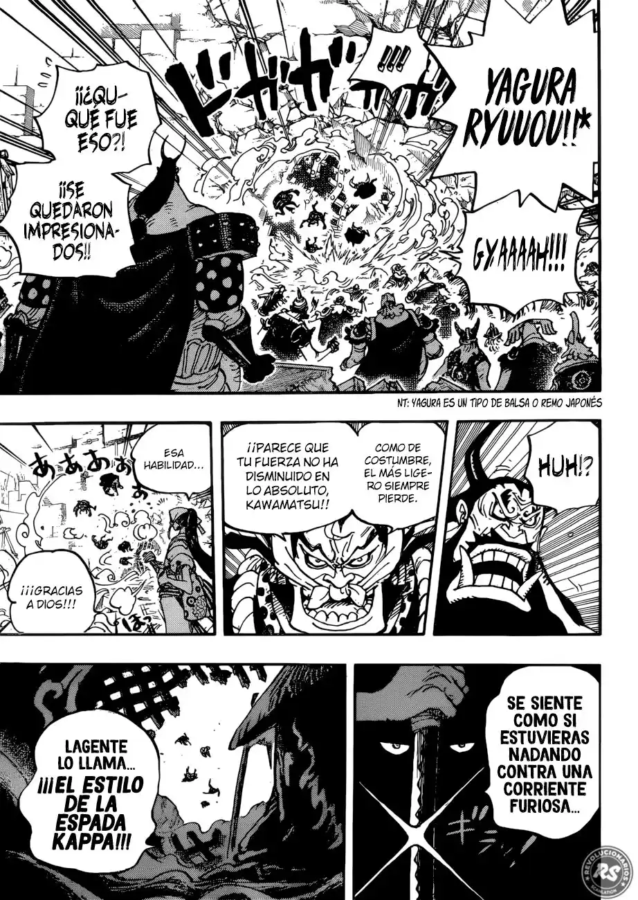 ONE PIECE Capitulo 948: Kawamatsu El Kappa Entra en Escena. página 11