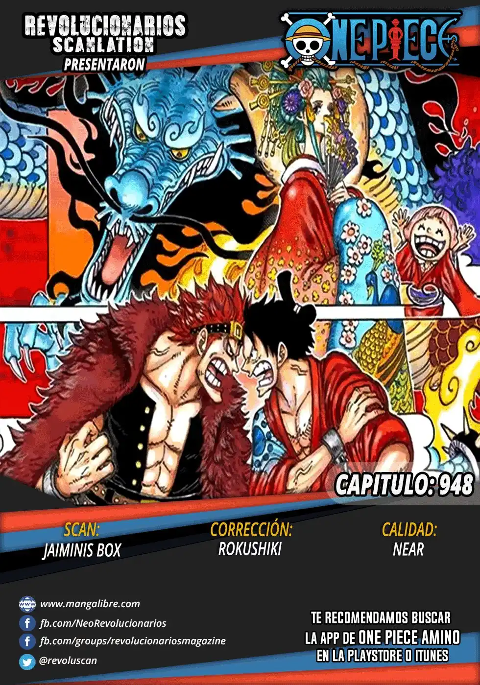 ONE PIECE Capitulo 948: Kawamatsu El Kappa Entra en Escena. página 18