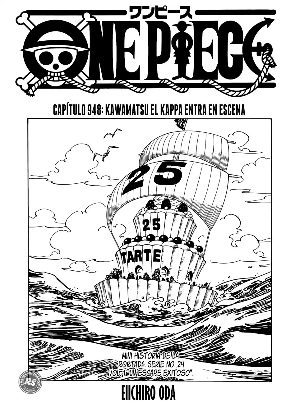 ONE PIECE Capitulo 948: Kawamatsu El Kappa Entra en Escena. página 2