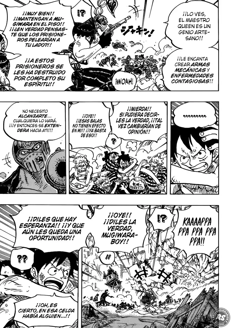 ONE PIECE Capitulo 948: Kawamatsu El Kappa Entra en Escena. página 7