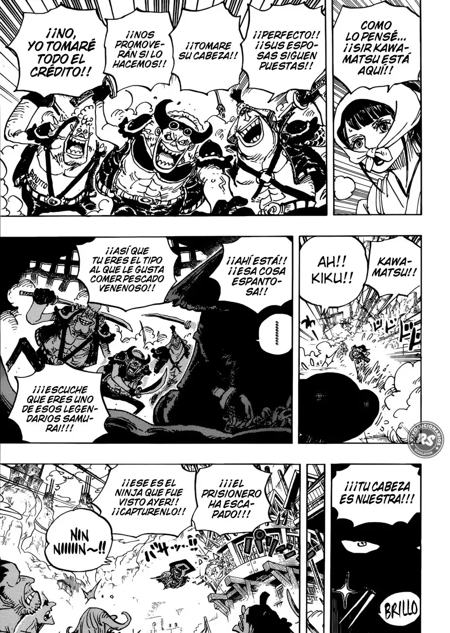 ONE PIECE Capitulo 948: Kawamatsu El Kappa Entra en Escena. página 9