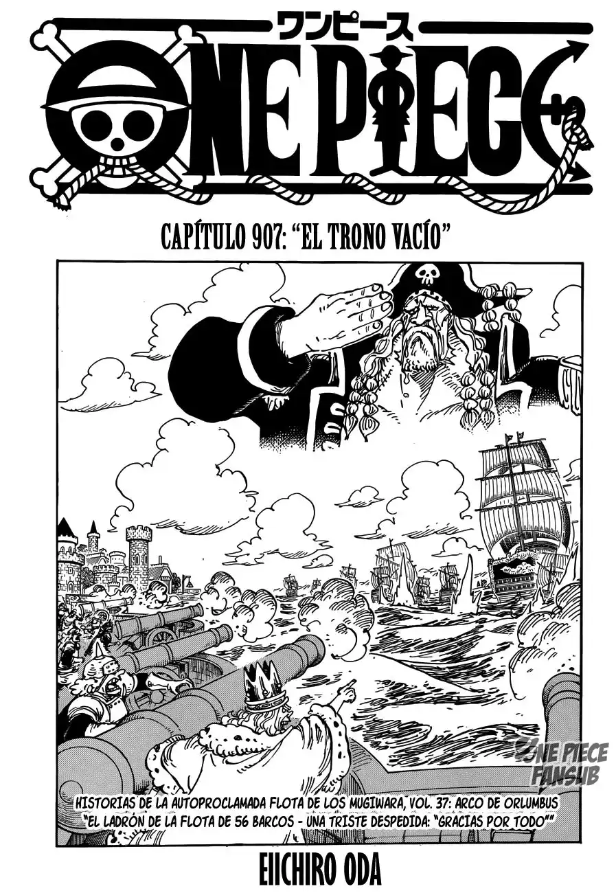 ONE PIECE Capitulo 907: El Trono Vacío página 2