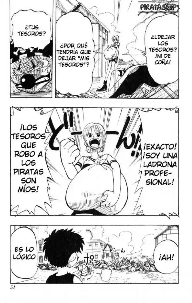 ONE PIECE Capitulo 20: "El Camino del Ladrón" página 6