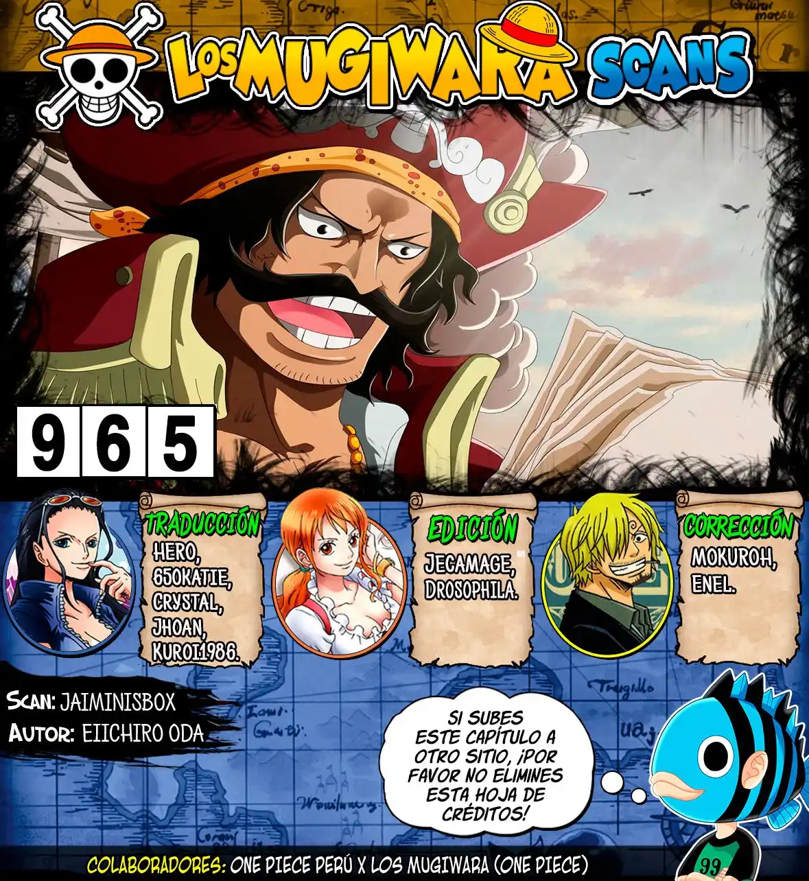 ONE PIECE Capitulo 965: La conspiración del clan Kurozumi página 1