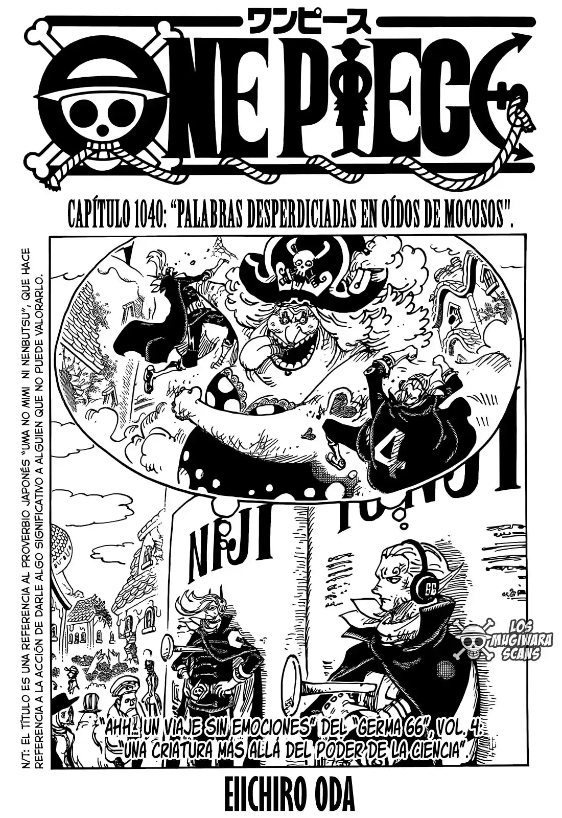 ONE PIECE Capitulo 1040 página 2