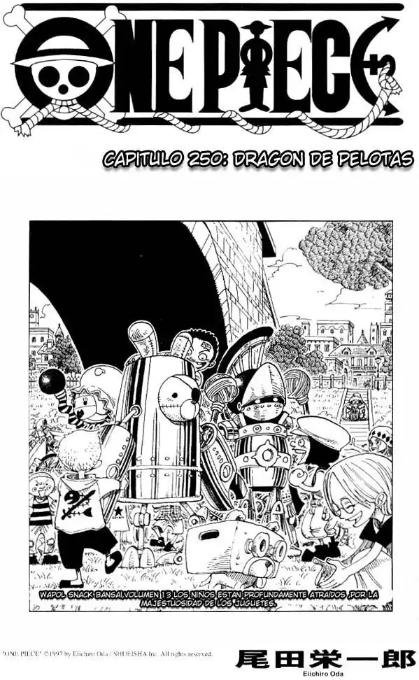 ONE PIECE Capitulo 250 página 1