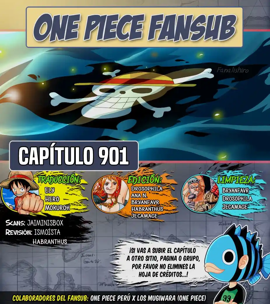 ONE PIECE Capitulo 901: ¡Incluso si mueres, no mueras! página 1